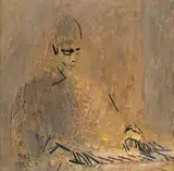 Marius Cilievici, Sonată pentru pian, 1982, ulei pe pânză