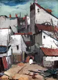 Jean Cheller, Margine de mahala, ulei pe carton
