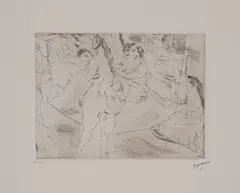 Jules Pascin, Cabaret, drypoint