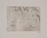 Jules Pascin, Cabaret, drypoint