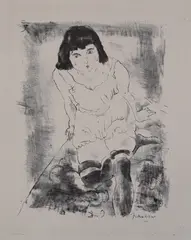 Jules Pascin, Pauline, litography