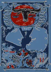 Dimitar Kirov, The year of the Ox (1985), 1985, serigraphy