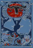 Dimitar Kirov, The year of the Ox (1985), 1985, serigraphy