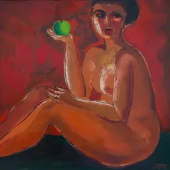 Evgeni Bugaev, Eve, 1975, oil on canvas
