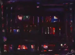 Windows towards the universe by Ivan Georgiev-Rembrandа, watercolour on paper, offered Dec 2023