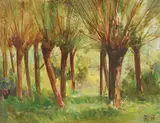 Ferdo Kovačević, Spring, 1898, oil on wood
