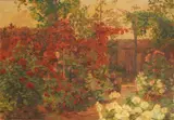 Ferdo Kovačević, Garden, 1916, oil on canvas