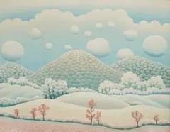 Ivan Rabuzin, Winter Landscape, 1977, oil on canvas