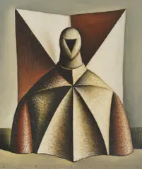 Željko Lapuh, Knight, 1994, oil on canvas