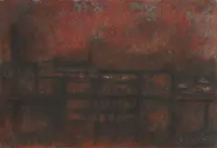 Split Harbour by Emanuel Vidović, 1935.-1940., gouache on paper, sold Dec 2023