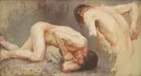 Vlaho Bukovac, Study for Icarus