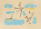 Albert Kinert, Morning, 1958, colored linocut