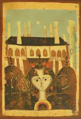 Mersad Berber, Girl, serigraphy