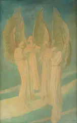 Bela Čikoš Sesija, Four Archangels, 1903, oil on canvas