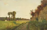 Vlaho Bukovac, Road towards Paris (Fontainebleau)