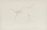 Miljenko Stančić, Reclining Nude, pencil on paper
