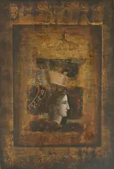 Venetian Lady by Mersad Berber, serigraphy, offered Dec 2023
