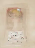 Nikola Reiser, Woman in Bed (Opatija), 1995, watercolour, tempera, pencil on paper