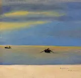Eugenia Iftodi, Vedere spre mare, 1990, ulei pe pânză