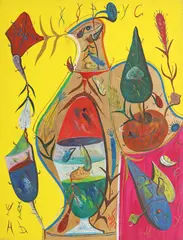Ștefan Pelmuș, Horus, 2012, ulei pe pânză