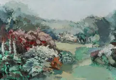 Ion Șinca, Margine de crâng, 1993, ulei pe pânză