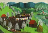 Cartofi la Brusturi by Ion Niţă-Nicodin, 1978, ulei pe pânză, offered Nov 2023