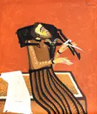 Moscofor by Sorin Ilfoveanu, 1999, acrilic pe pânză, sold Nov 2023