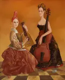 Rareș Pantea, Duet, ulei pe pânză
