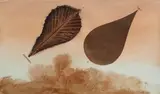 Mircea Milcovitch, La Formule de la Liberté, 1980, tuș și colaj pe hârtie