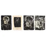 Mircia Dumitrescu, Pe gânduri, 2008, xilogravură