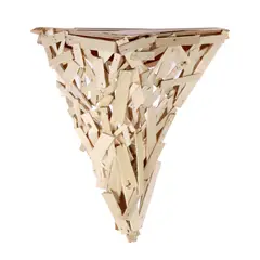 Corner Piece by Tadashi Kawamata, 2014, lemn, sold Nov 2023