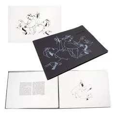 Geta Brătescu, "Mitologie", mapă cu 14 litografii, cu o prefață de Anca Arghir, 1974, litografie