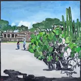 Dan Gherman, Afternoon in Teotihuacan, ulei pe pânză