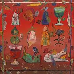 Insectar by Ștefan Pelmuș, 2007, ulei pe pânză, sold Nov 2023