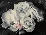 Alfred Rece, Les fleurs du bien, ulei pe pânză