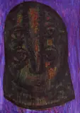 Dumitru Gorzo, Head, acrilic pe hârtie