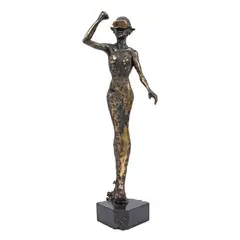 Irina Tănase, Siren, 2023, bronz, granit