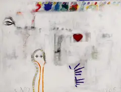 Cătălin Burcea, Uno, 2005, ulei pe pânză
