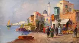 Karl Kaufmann, Scenă din Tanger, ulei pe pânză