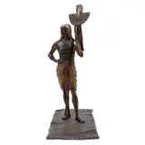 Franz Xaver Bergmann, Bronz de Viena, statuetă din bronz, reprezentând o gardă egipteană, atribuită Franz Bergman Xaver, cca. 1920