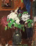 Louis-François Biloul, Vas cu liliac, ulei pe pânză