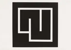 Julije Knifer, Untitled (Meandar), 1987., serigrafija