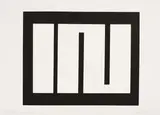 Julije Knifer, Untitled (Meandar), 1987., serigrafija