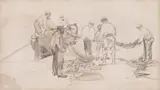 Menci Clement Crnčić, Ribari s mrežom