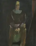 Ivan Šebalj, Umjetnik, 1950.-1960., ulje na platnu