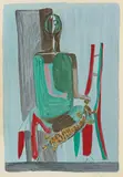 Ivan Šebalj, Igra, 1950.-1955., tempera na papiru