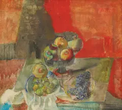 Mrtva priroda by Mladen Veža, 1984., ulje na platnu, offered Oct 2023