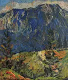 Rudolf Schweitzer–Cumpăna, Vedere din Argeș (Munții Făgăraș)