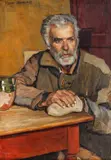 Alexandru Moscu, Așteptare, ulei pe pânză
