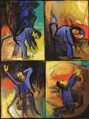 Ipostaze by Arthur Segal, cca. 1920, guașă pe carton, offered Oct 2023